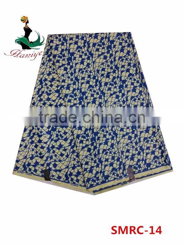 SMRC-13 super real cotton wax fabric Hot selling african wax printed fabric