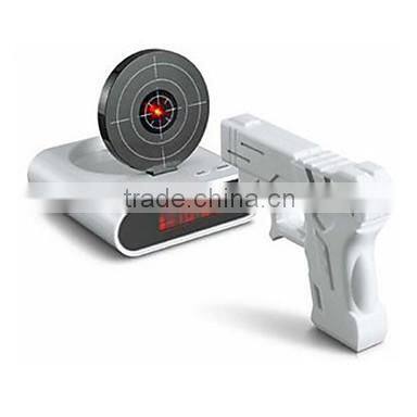 Novelty LED Digital Shooting Target Laser Alarm Clock