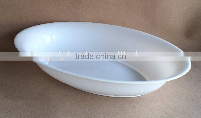 Plastic large oval bowl #TG22581