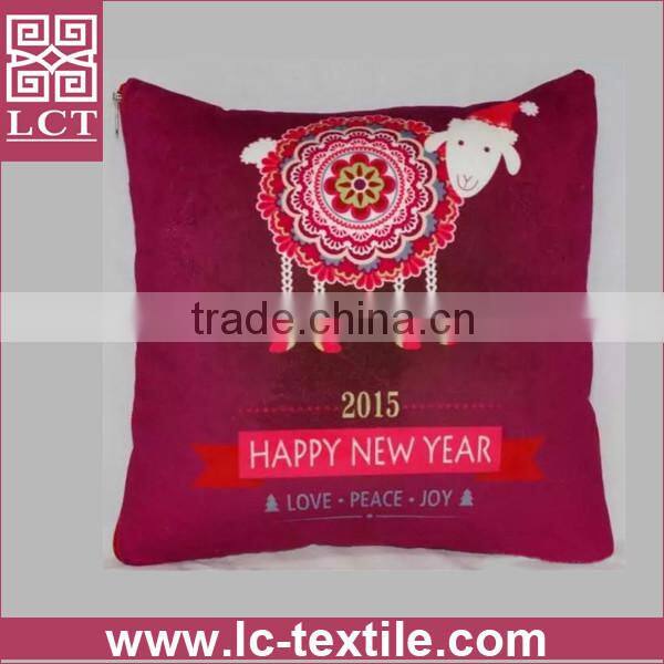 wholesale softest personalized imprint multifunctional fuzzy pillow for holiday celebration(LCTP0104)