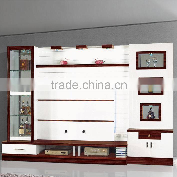 Modern living room lcd tv stand wooden design for 70 inch tv 083#