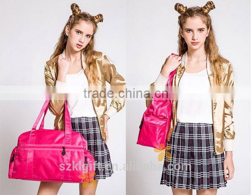 Plastic lightweight travel bag made in China