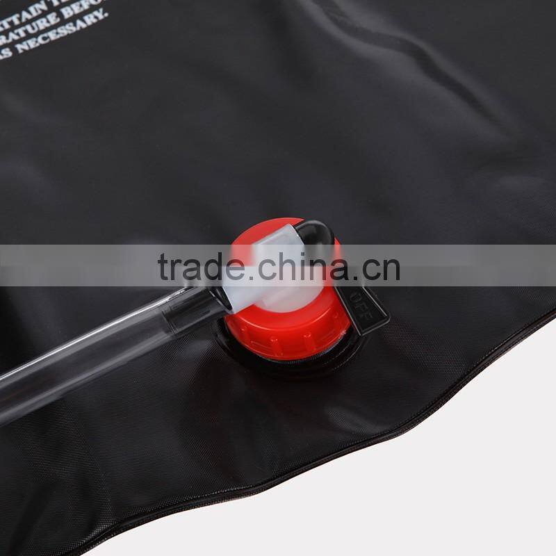 2016 New Arrival Camping Hiking Solar Heated Camp Shower Bag 20L Outdoor hanging Shower Water Bag H9437