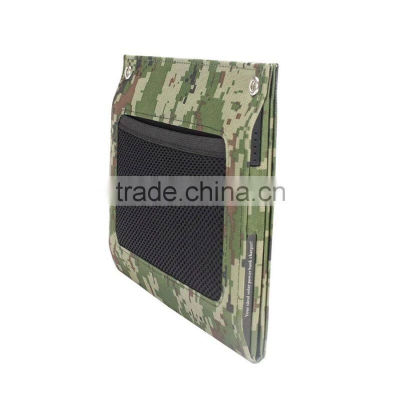 New products 2016 solar energy product universal solar panels 10w 6000mah mobile solar power bank charger
