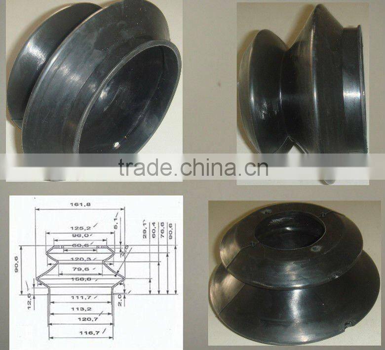 Rubber joined with Aluminum tube
