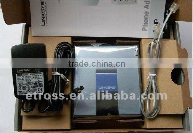 Unlocked VoIP Adapter Linksys SPA2102. Internet Phone Adapter with Two Phone Ports