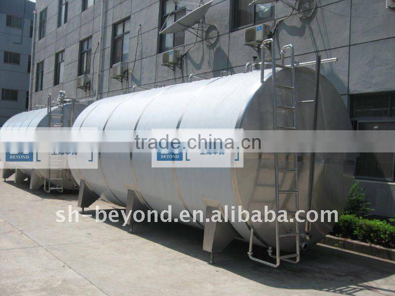 stainless steel tank for milk storage