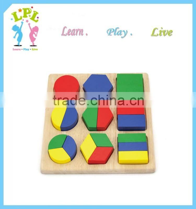 2016 Magnetic square calendar clock many kinds of puzzles and role play kids education toy
