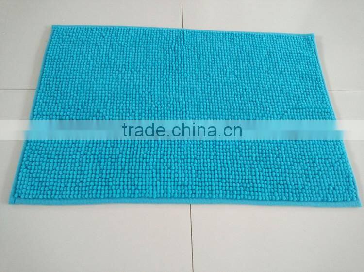 simple home textile chenille non-slip mat