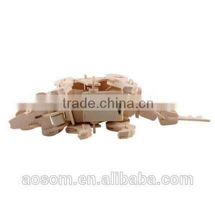 Qaba Funny Robotic 3D Wooden Dinosaur Puzzle - Stegosaurus