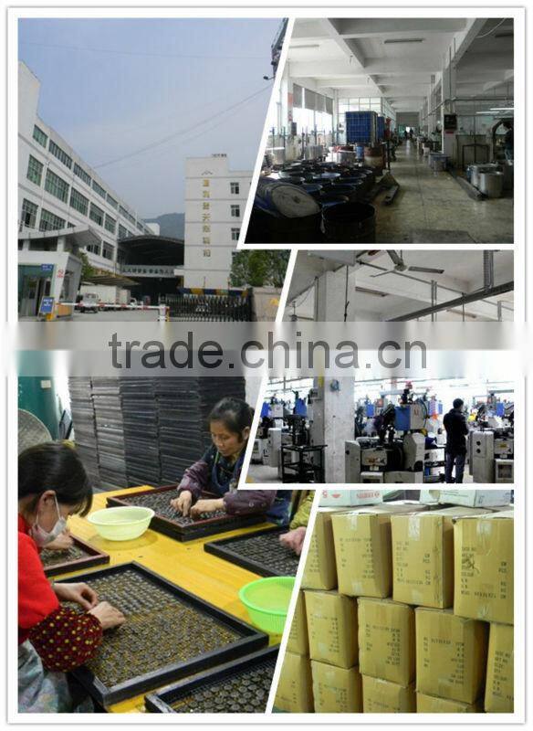 Black MOP shell button