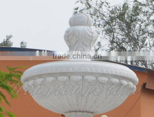 Two tiers garden water fountain for garden decoration