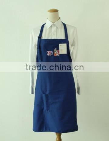 Neck Strap Adjustable Bib Apron Embroidery Adjustable Bib Apron