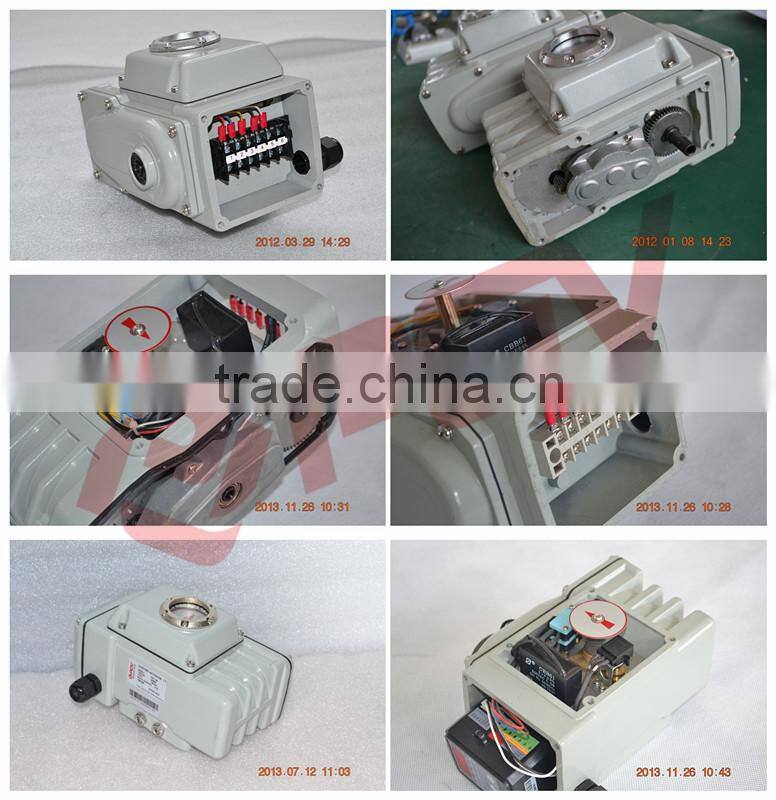 Wafer type plastic upvc 24v on off electric pipe butterfly valve