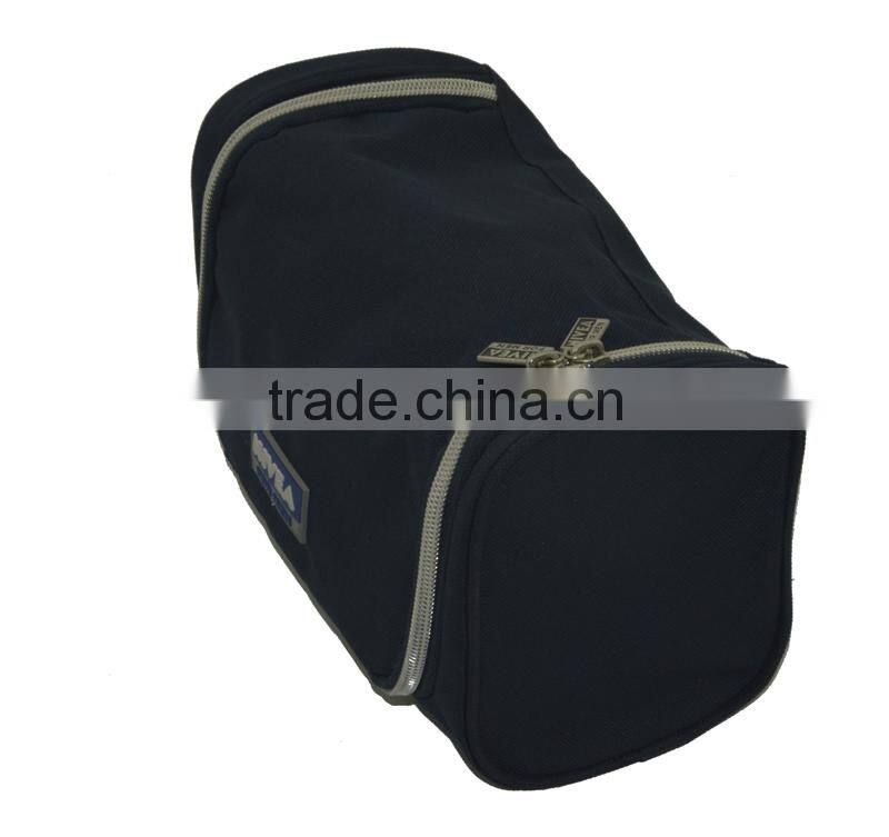 Hanging foldable cosmetic travel wash bag for men and women