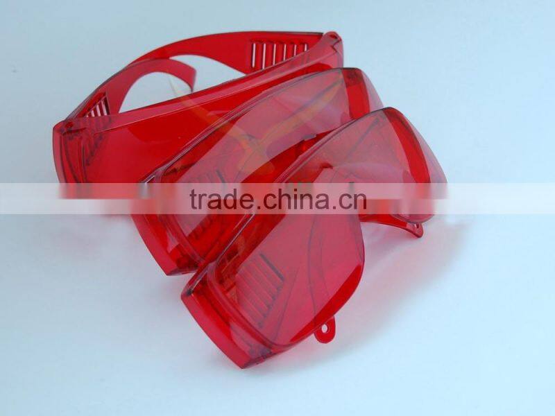 Laser Safety Goggles, Red Eye Protection Glasses with Frame, Protective Bule Laser