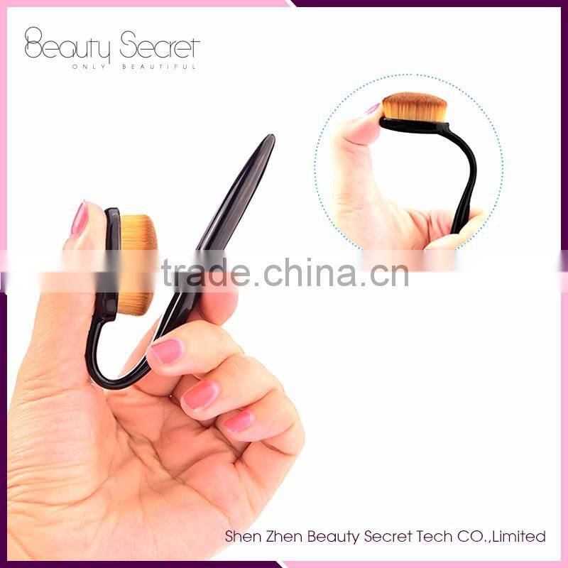 Private Cosmetic 10 Pcs Toothbrush Style Makeup Brush