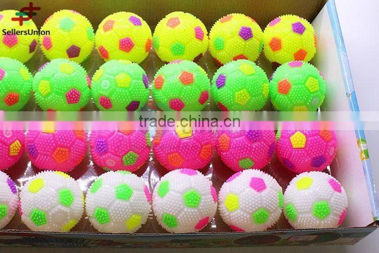 No. 1 yiwu exporting commission agent wanted multi-color led flashing soccor ball toy