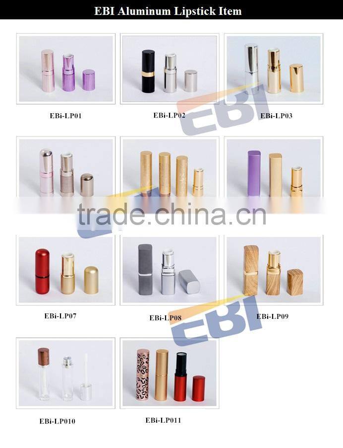 Small black aluminum lipstick case