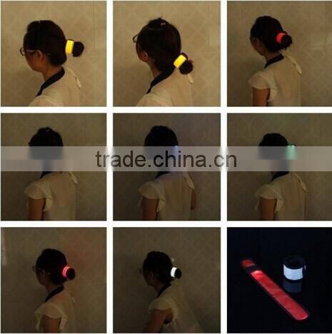 wholesale silicone slap bracelet /ion silicone bracelet glow silicone bracelet