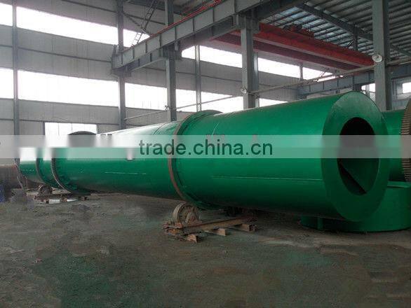 Rotary cooler for fertilizer