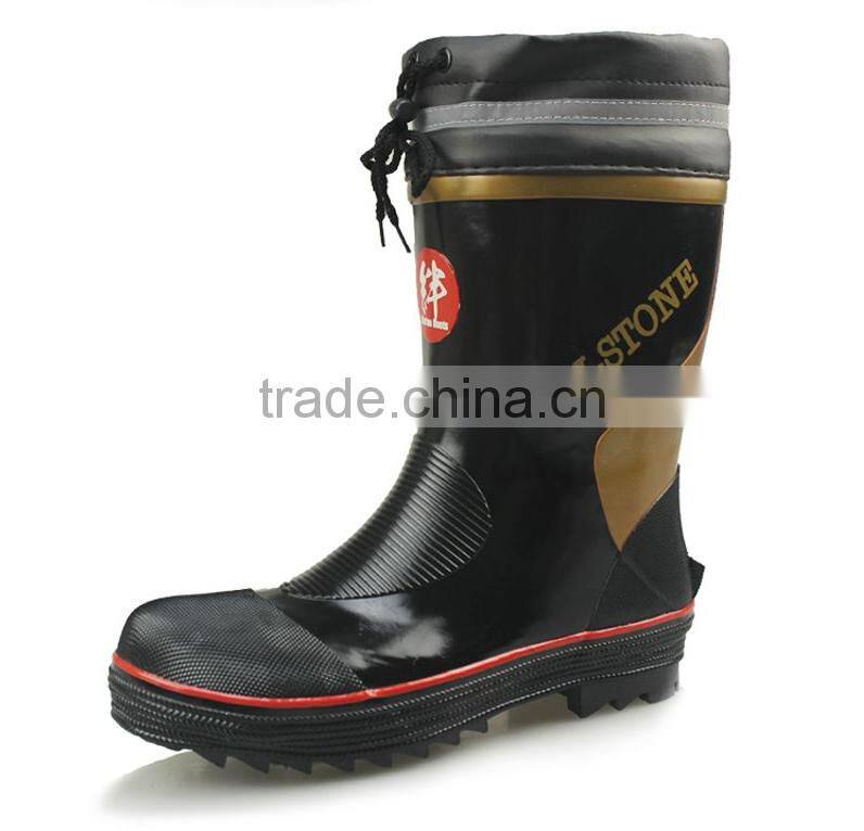 popular in Japan market custom made cheap unisex wellies rubber rain boots