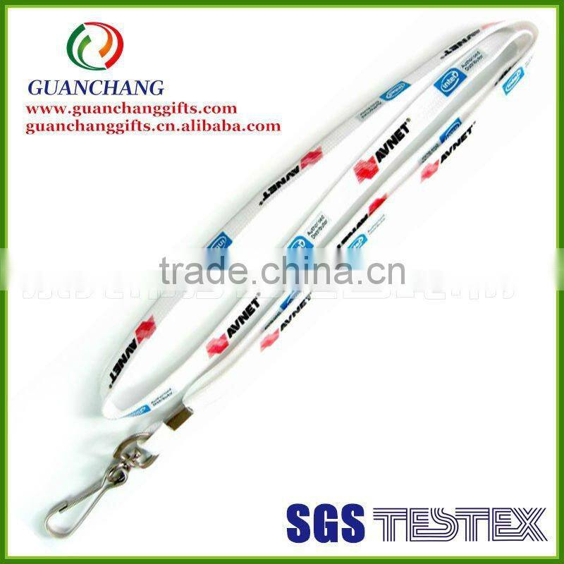 factory sale custom blank lanyard,tubular blank necklace