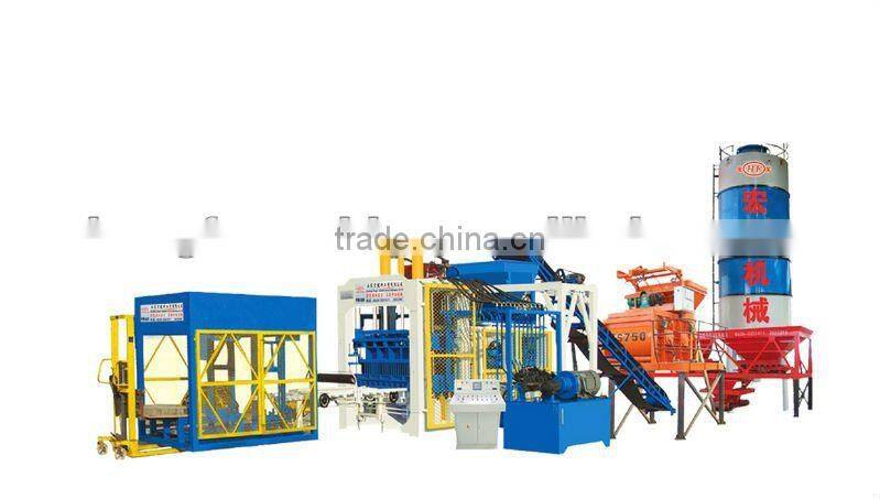fly ash brick making machinery for Indian market / hollow brick production line in India QT6-15B