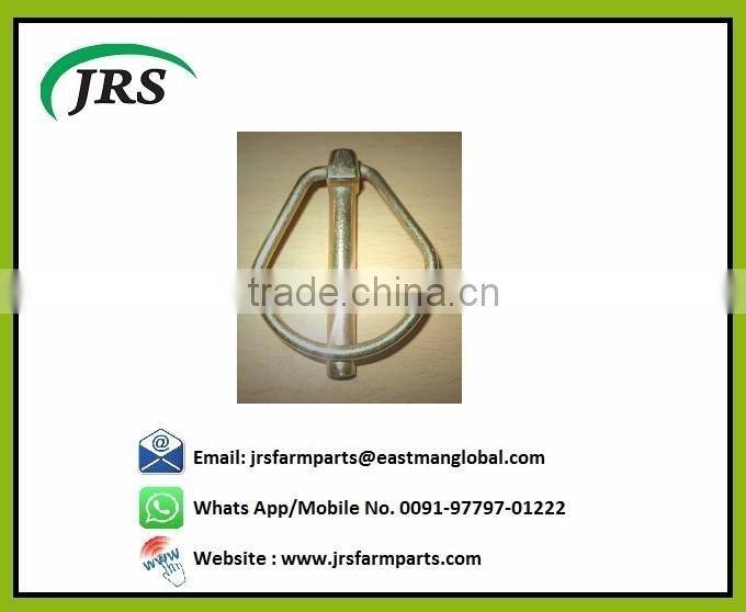 Tractor linkage parts zinc yellow lynch pin