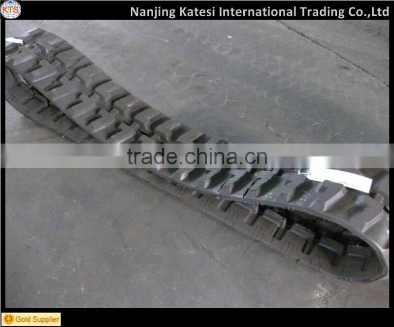 Mini excavator bulldozer parts custom rubber tracks , atv rubber track system