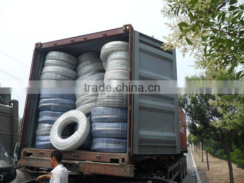 Spiral steel wire Reinforced pvc spring hose reel