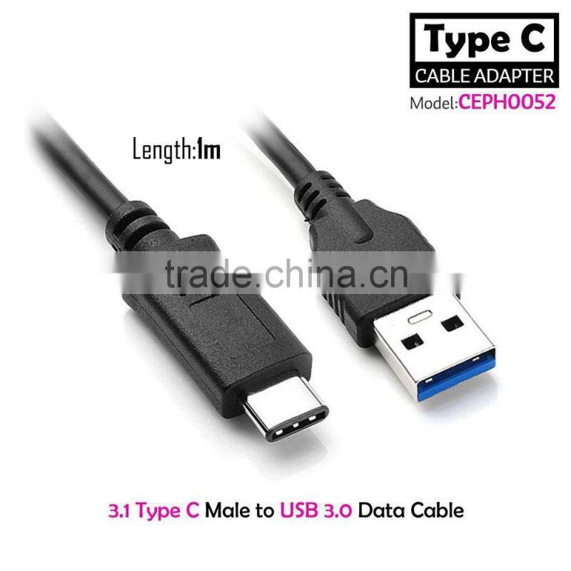 New 1M USB 3.0 to USB 3.1 Type C connector Male to Male Data Cable