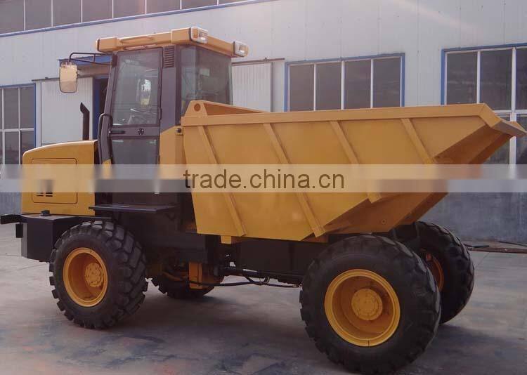 China 6 ton site dumper truck SD60 hot sale , hydrulic concrete dumper