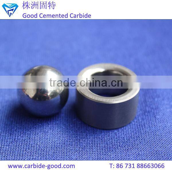 Grinding polished tungsten carbide ball and valve seats