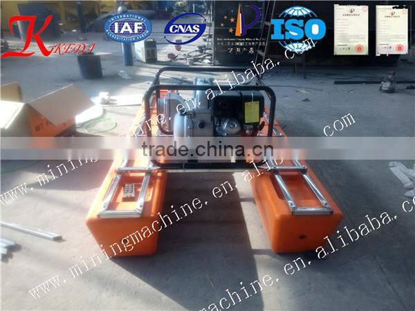 China Supplier Portable gold suction dredger In River