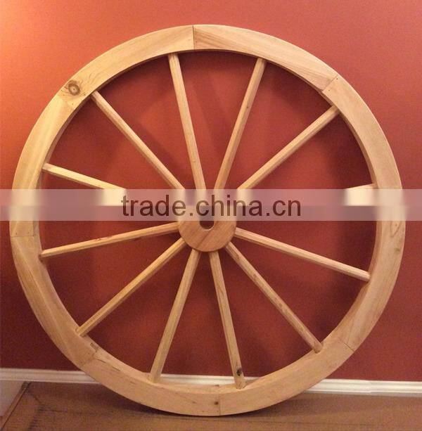 Western Country Wooden Wagon Wheel