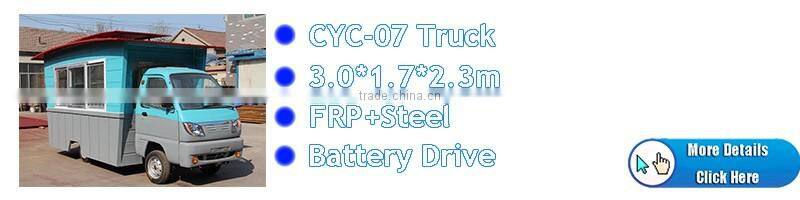 Caravan Trailer Fast Food Kiosk Used Vending Mobile Tricycle