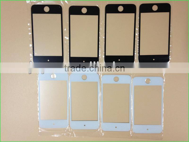 front touch screen glass lens for ipod touch4,digitizer replacement for for ipod touch4