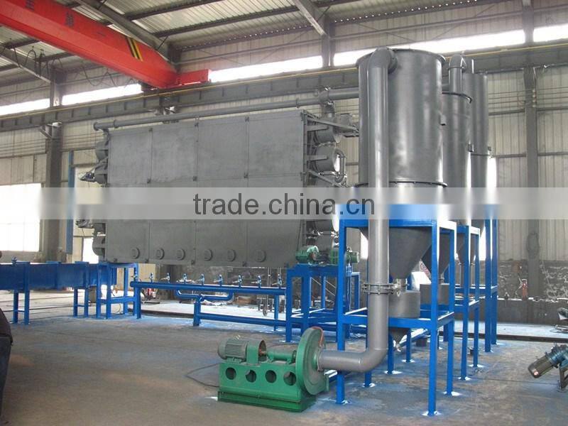 Continuous rotary carbonization furnace for sawdust and rice husk biochar