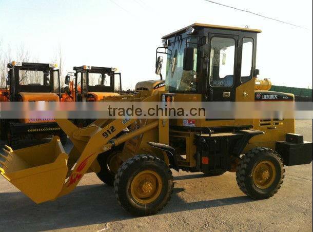2016 new style 1.2t Kaida ZL-12A wheel loader supplier