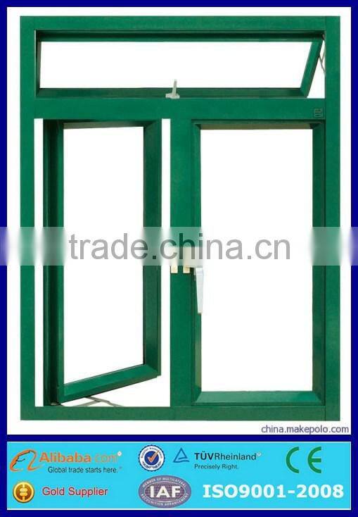 double glazed aluminum window price square meter