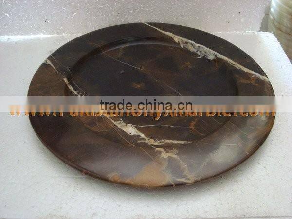 FINE QUALITY MARBLE PLATES HANDICRAFTS