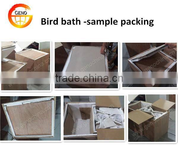 Rusty Red Terracotta bird bath for wholesale