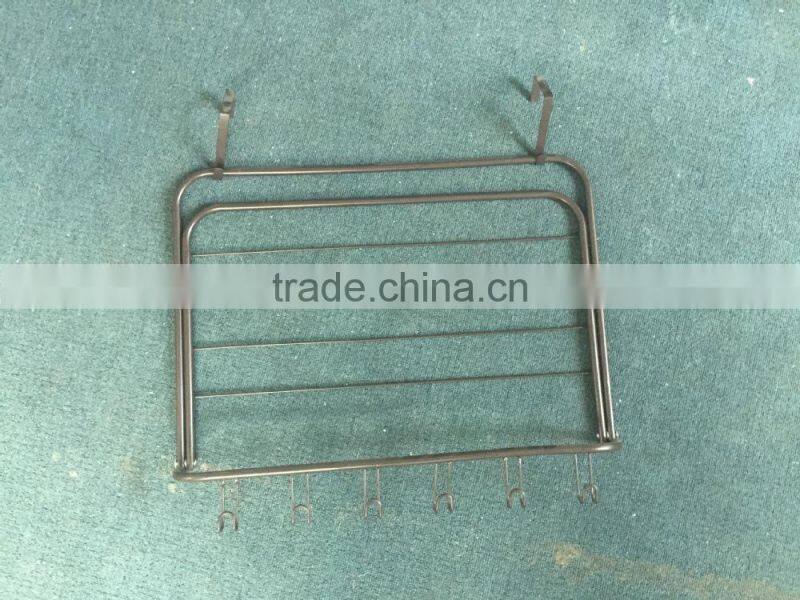 school home over door hanger shelf with hooks and clothes drying rack