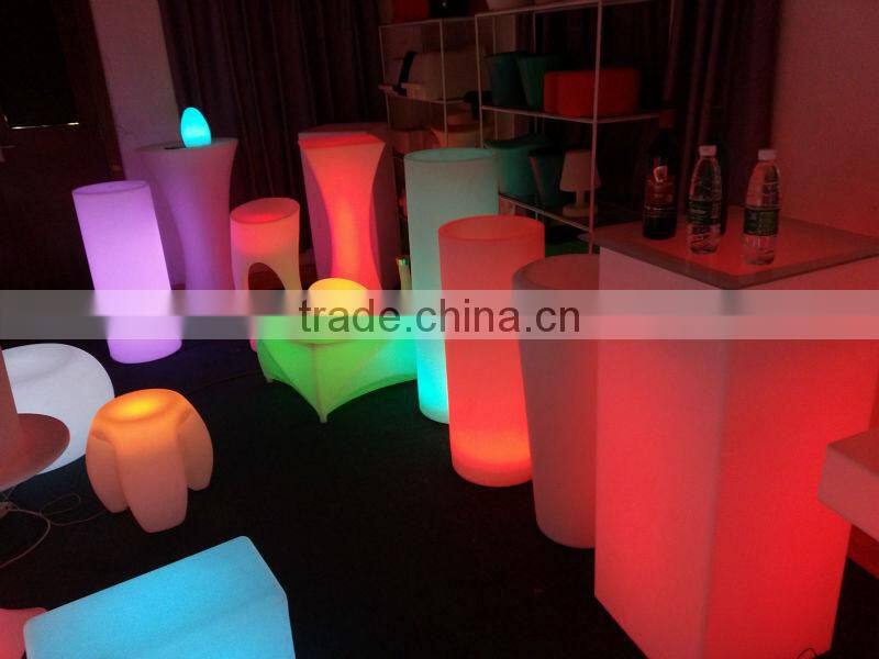 Illuminatedled bar furniture -set/ Led Bar Counter with multicolor
