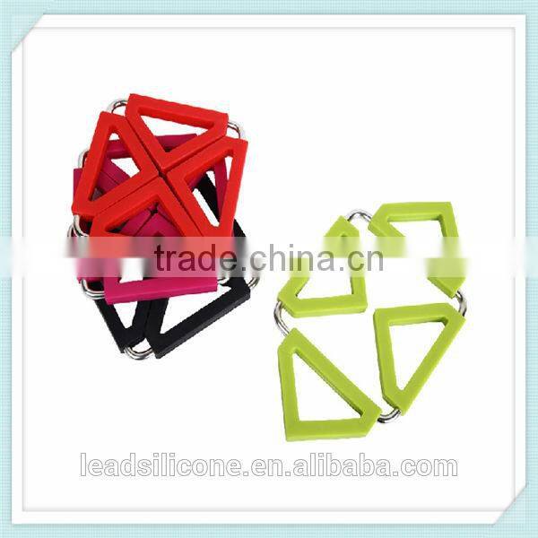 Chinese supplier silicone pot coaster,tea cup coaster,silicone cup coaster