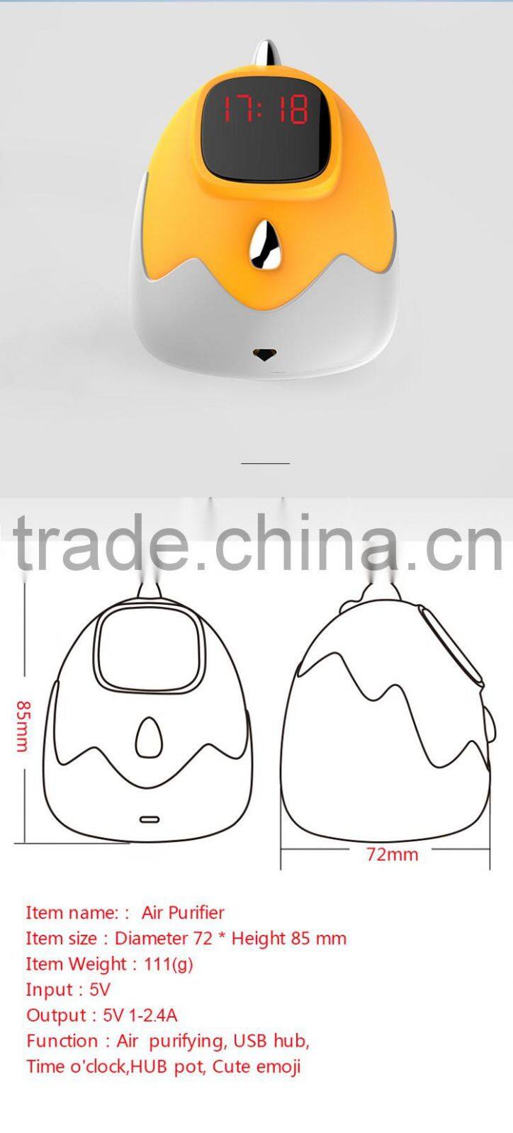 Mini usb car purifier, air purifier car, xiaozhe air purifiers from Lcose