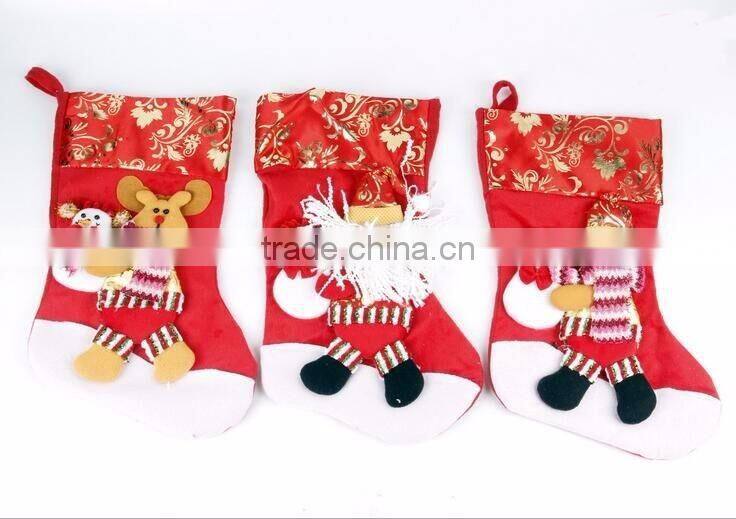 Stocking Gift Bags Christmas Hanging Decorative Ornaments, Santa Claus Cand Bags For Decoration