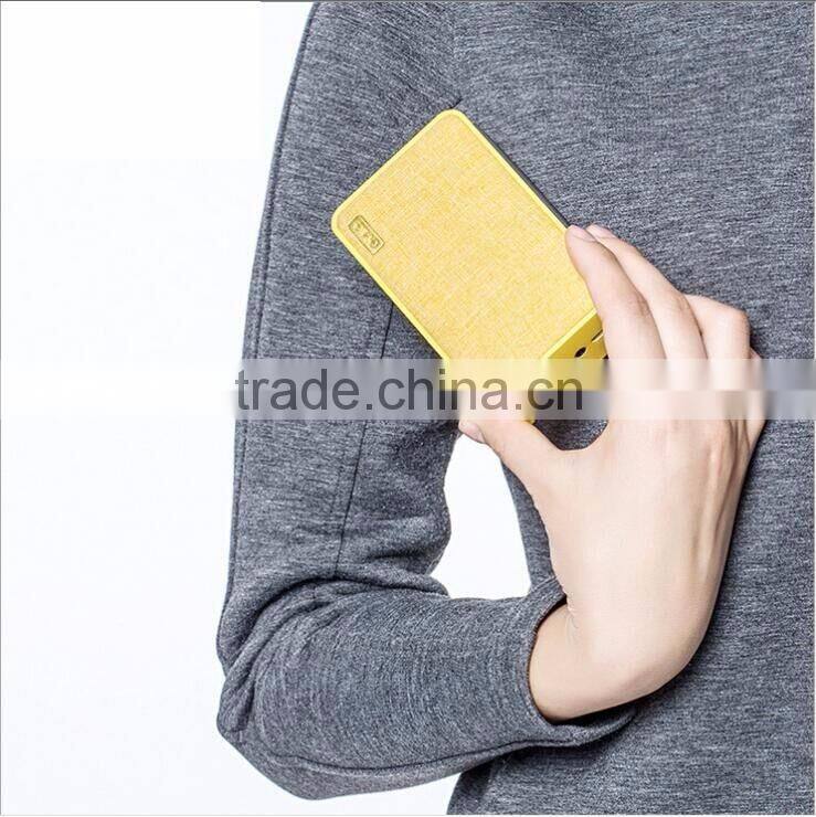 Fashion design Mini Canvas Wireless Bluetooth speaker box