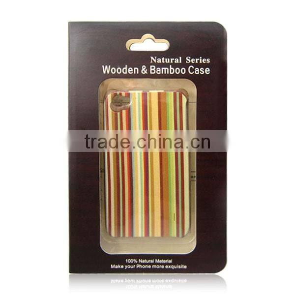 Fashion style PVC packaging box wood case box, custom design packaging box